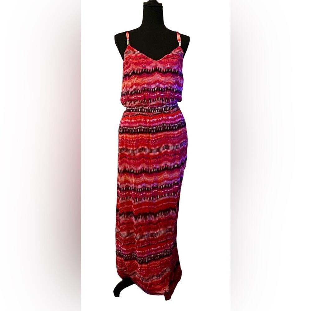 WHBM Pink and Purple Maxi Dress XS